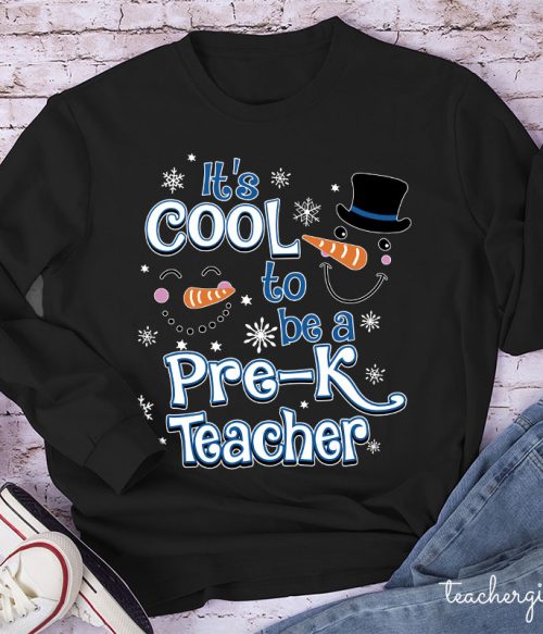 Personalized It's Cool To Be A Teacher Long Sleeve T-Shirt