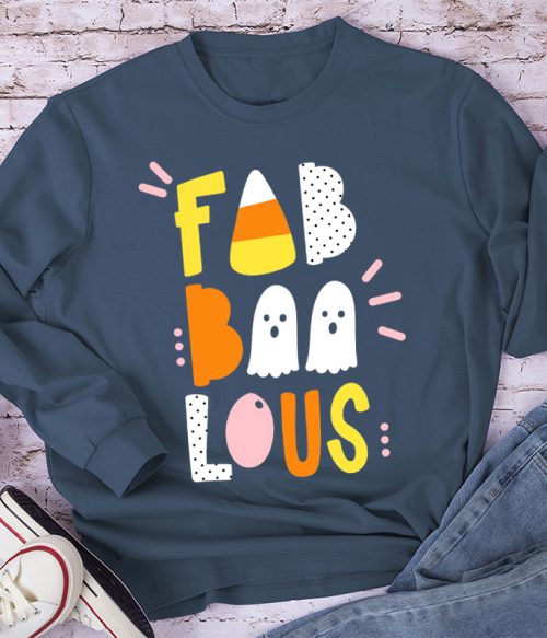 Fab Boo Lous Happy Sunny Vibes Long Sleeve T-Shirt