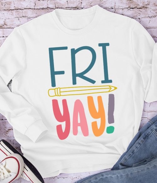 Happy Teacher Life Long Sleeve T-Shirt