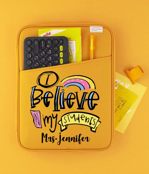Personalized I Believe In My Students 13" MacBook Case