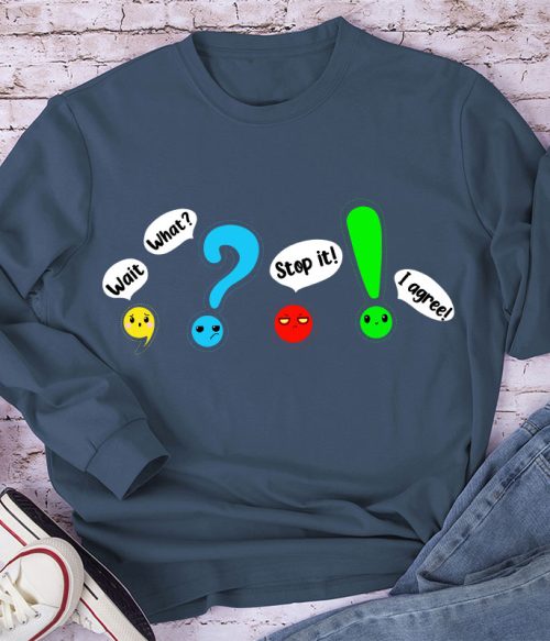 Wait What Stop It Long Sleeve T-Shirt