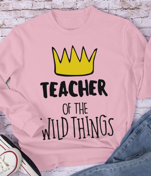 Teacher Of The Wild Things Crown Long Sleeve T-Shirt