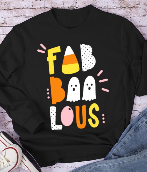 Fab Boo Lous Happy Sunny Vibes Long Sleeve T-Shirt