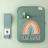 Personalized Colorful Rainbow Teacher 13 MacBook Case"