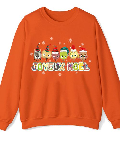 Joyeux Noël Cute Teacher Sweatshirt