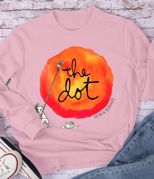 Draw A Dot Teacher Long Sleeve T-Shirt