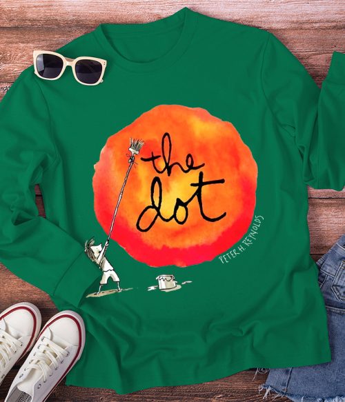 Draw A Dot Teacher Long Sleeve T-Shirt