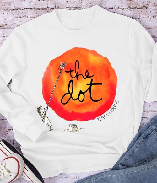 Draw A Dot Teacher Long Sleeve T-Shirt