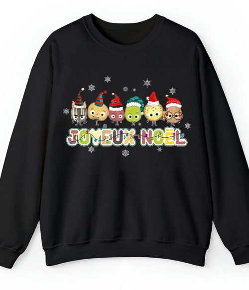 Joyeux Noël Cute Teacher Sweatshirt