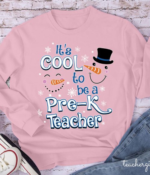 Personalized It's Cool To Be A Teacher Long Sleeve T-Shirt